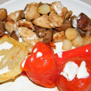 Carne si legume la tigaie Dry Cooker