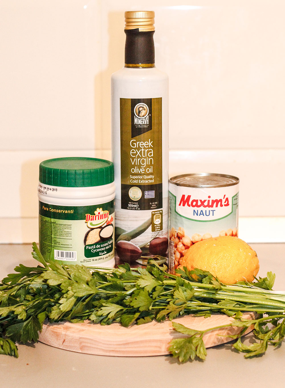 Ingrediente pentru humus