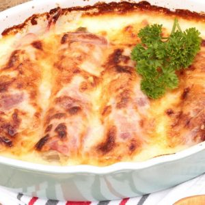 Andive cu jambon si parmezan