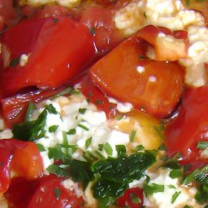 Mancare armaneasca piperchi targasite