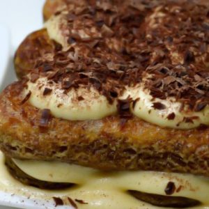 Tiramisu din paine toast