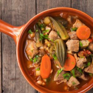Carne de vitel cu bame