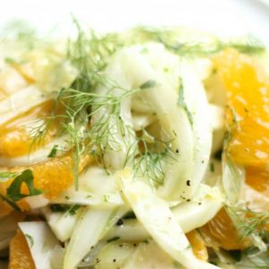 Salata de fenicul si portocala