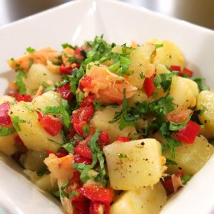 Salata de peste afumat cu ardei
