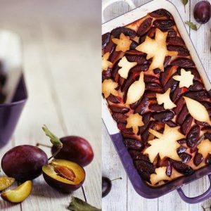 Placinta cu branza cu prune uscate