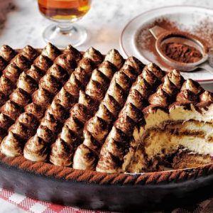 iramisu cu crema de ciocolata cu alune si nuca de cocos