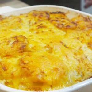 sufleu de cartofi cu carne
