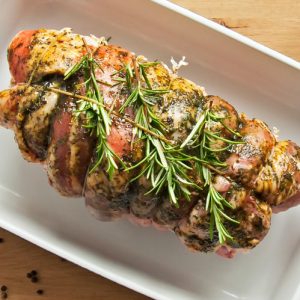 Muschiulet de porc umplut cu ciuperci